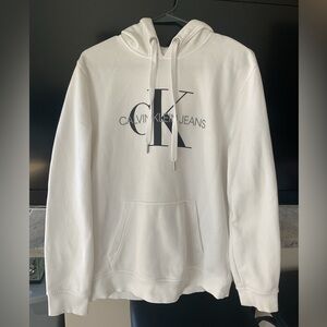 CALVIN KLEIN Womens Hoodie Sweatshirt Pullover with Pocket Size M